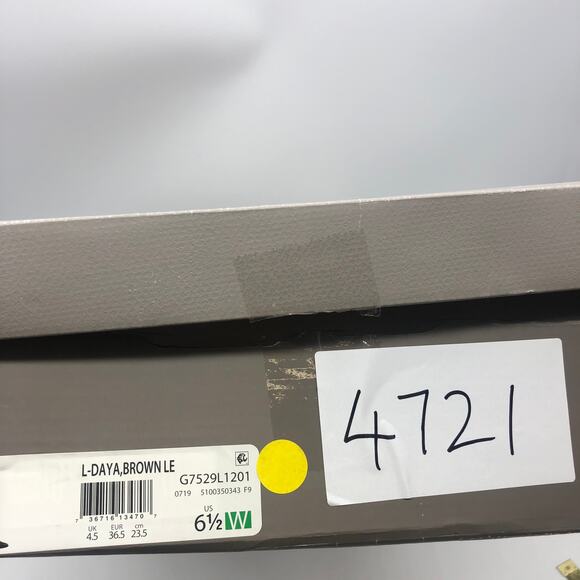 Franco Sarto Womens L-Daya Riding Boots Brown Leather Pointed Toe Zip 6.5 W - Picture 12 of 12